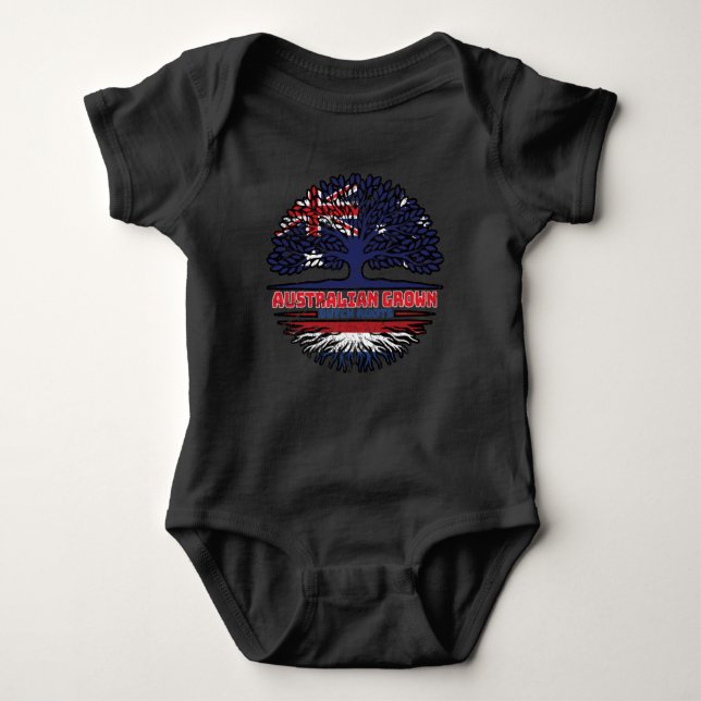 Body Para Bebé Australia Australiana Australiana Holandesa (Anverso)
