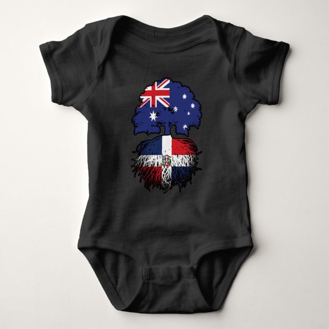 Body Para Bebé Australia Dominicana (Anverso)