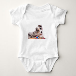 Body Para Bebé Australian shepherd puppy