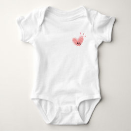 Body Para Bebé Ava Heart Baby Bodysuit