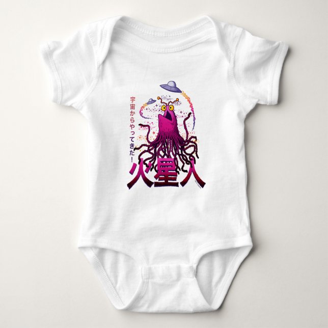 Body Para Bebé Aventura Espacial Marciana Yip Yip (Anverso)