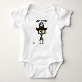 Body Para Bebé Aventurous Pirate Skeleton | Divertido estilo unis