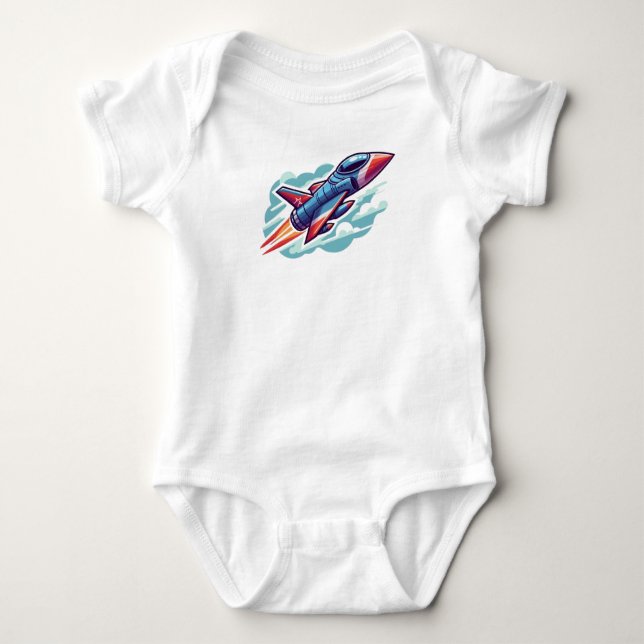 Body Para Bebé avión/avión de combate (Anverso)