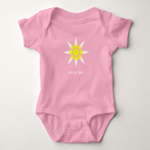 Body Para Bebé Awesome Happy Magic Sun Baby Bodysuit