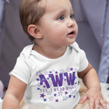AWW - Sí, leo mentes con camiseta con estrellas
