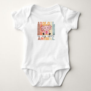 Body Para Bebé Axolotl Es Mi Animal Espiritual - Axolotl Dulce