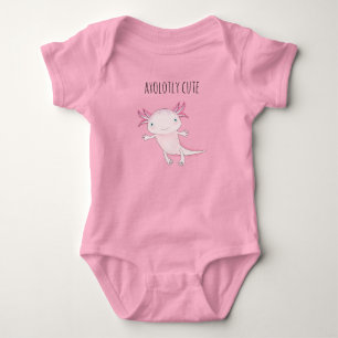 Body Para Bebé Axolotl rosado