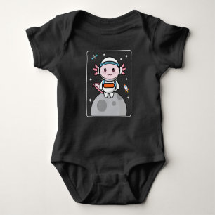 Body Para Bebé Axolotls Axolotl Space Moon Kawaii