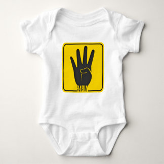 Body Para Bebé Ayuda de Rabia R4BIA del mundo 4