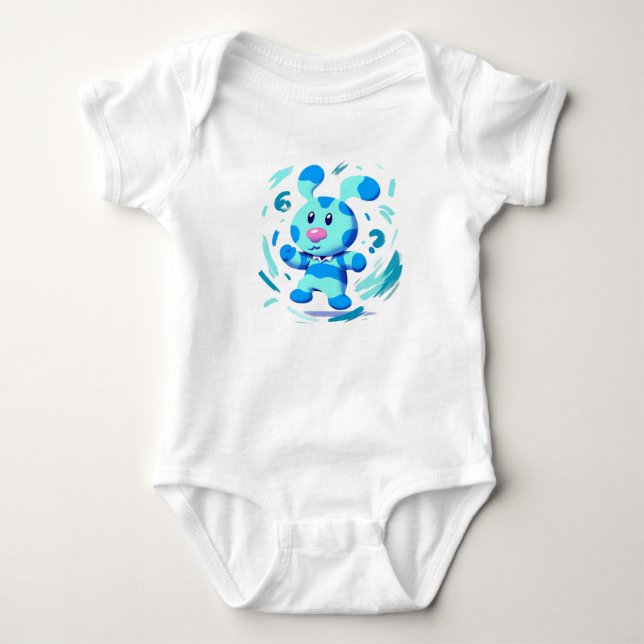 Body Para Bebé Azul (Anverso)