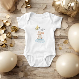 Body Para Bebé Azul algunos conejitos acaban de LLEGAR Globo Estr