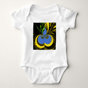 Body Para Bebé Azul dorado