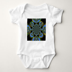 Body Para Bebé Azul vintage