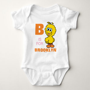 Body Para Bebé B es para Big Bird   Añadir su nombre