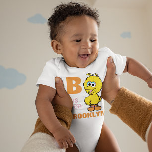 Body Para Bebé B es para Big Bird   Añadir su nombre