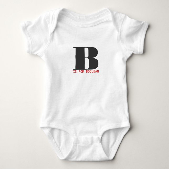 Body Para Bebé B es para booleano (Anverso)