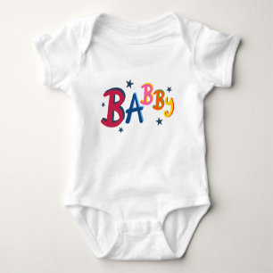 Body Para Bebé BABBY Black Country Words Baby Bodysuit
