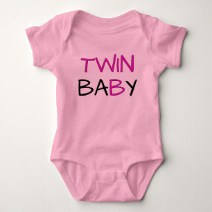 Body Para Bebé BabBy Twin - saltador rosa