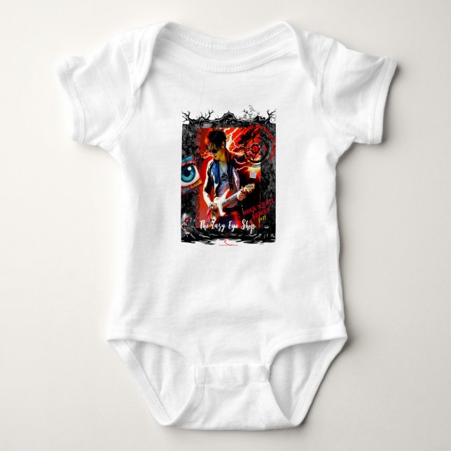 Body Para Bebé Babero TLES Rocker Baby (Anverso)