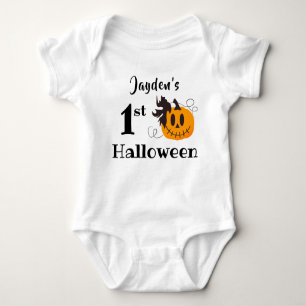 Body Para Bebé Babies First Halloween Jack O Lantern
