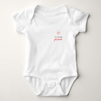 Body Para Bebé Baby body: This heart beats peruvian