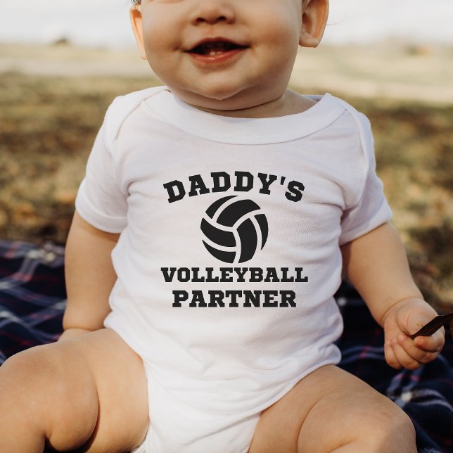 Body Para Bebé Baby Bodysui, socio de voleibol de papá (Subido por el creador)
