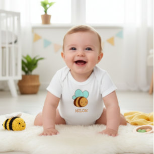 Body Para Bebé  Baby Bodysuit Adorable Bee Design 