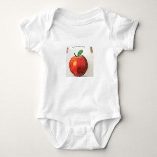 Body Para Bebé Baby Bodysuit Apple Eres Dulce Al Núcleo