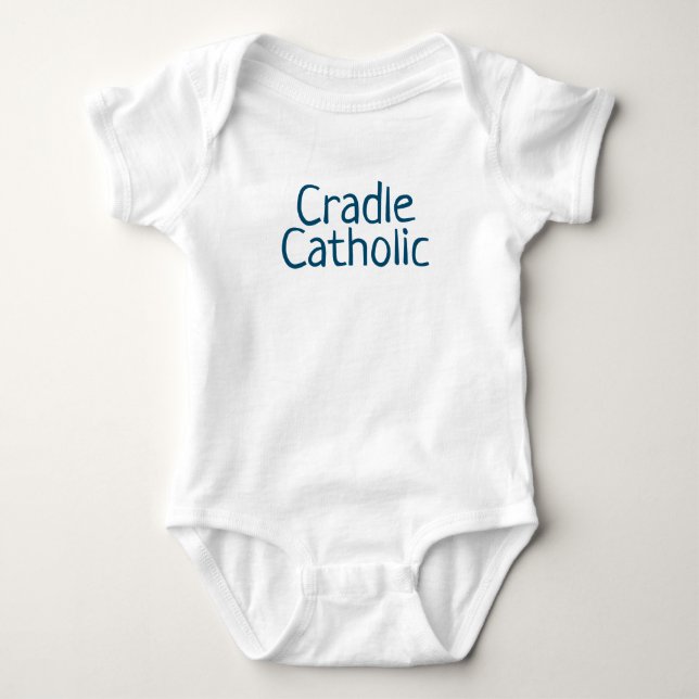 Body Para Bebé Baby Bodysuit católico (Anverso)