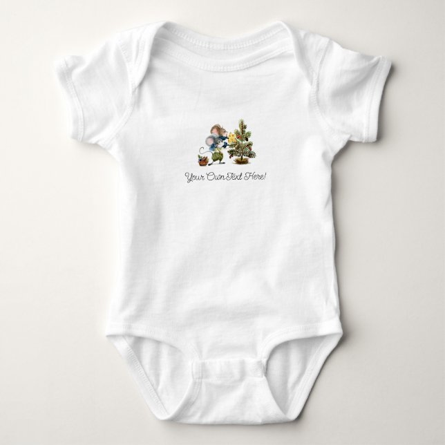 Body Para Bebé Baby Bodysuit - Christmas (Anverso)