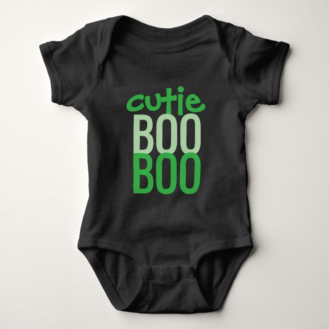 Body Para Bebé Baby Bodysuit : HALLOWEEN Cutie Boo #1 (Anverso)