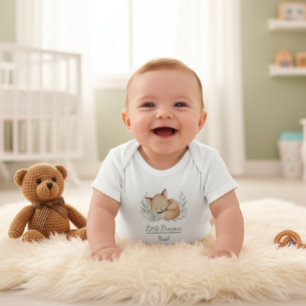 Body Para Bebé Baby Bodysuit Hello World with Fox