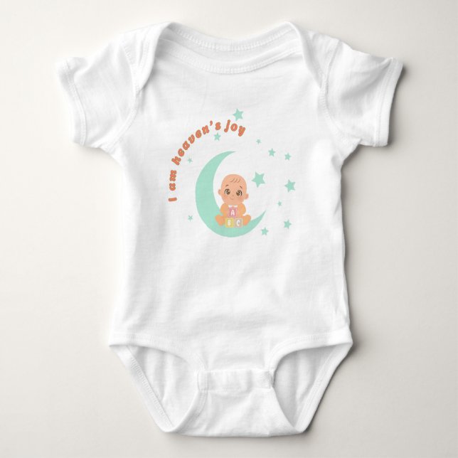Body Para Bebé Baby Bodysuit "I Am Heaven’s Joy" (Anverso)