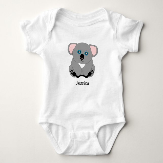 Body Para Bebé Baby Bodysuit Koala Bear Design (Anverso)