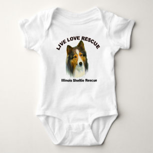 Body Para Bebé Baby Bodysuit Live Love Rescate