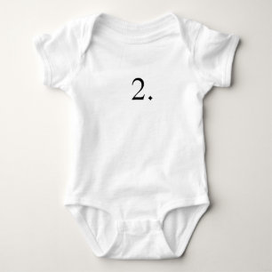Body Para Bebé Baby Bodysuit minimalista de dos años