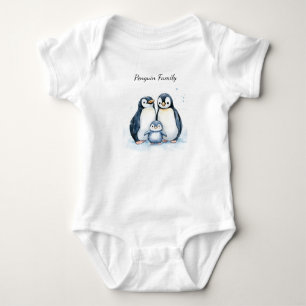 Body Para Bebé Baby Bodysuit   Pingüino personalizado
