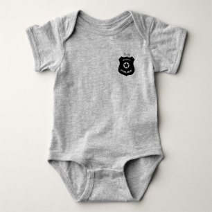 Body Para Bebé Baby Bodysuit Policía Infantil Bodysuit