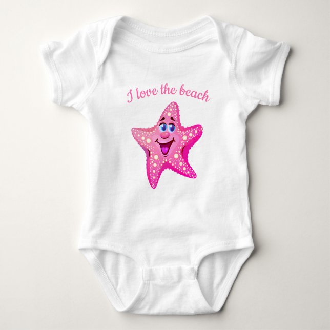 Body Para Bebé Baby Bodysuit-Starfish (Anverso)