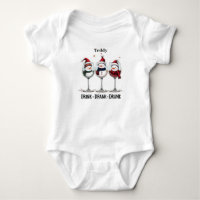 Baby Bodysuit | Trío de Snowman personalizado