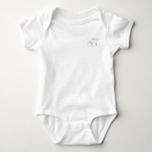 Body Para Bebé Baby bodysuit with little dog design