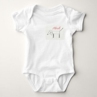 Body Para Bebé Baby bodysuit with little dog design