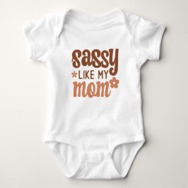 Body Para Bebé Baby Boho Sassy como mi mamá