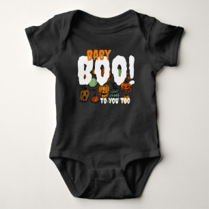 Body Para Bebé ¡Baby Boo! Sombrerería negra de Halloween