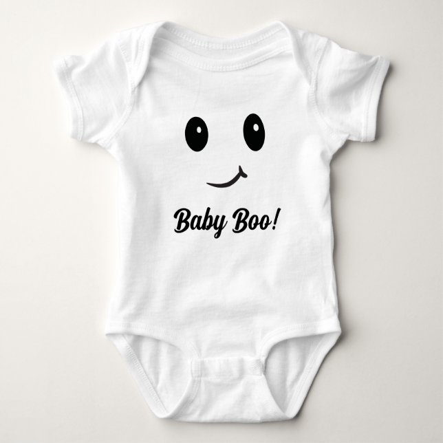 Body Para Bebé ¡Baby Boo! Trato de fantasma (Anverso)