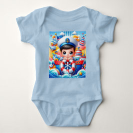Body Para Bebé Baby Boy Nautical Adventure Baby Shower