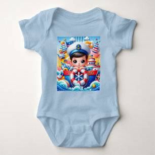 Body Para Bebé Baby Boy Nautical Adventure Baby Shower