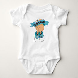 Body Para Bebé Baby Boy Shoe Banner – A Cute and Classic Welcome