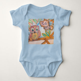 Body Para Bebé Baby Boy Twit Twoo Owl Bodysuit