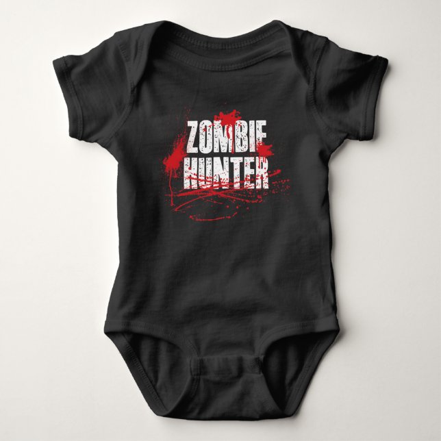 Body Para Bebé Baby Boys Zombie Hunter Romper Playsuit (Anverso)